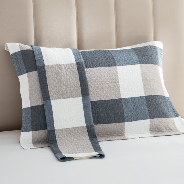 洁丽雅绅士格子枕巾，给“男子汉”的睡眠升级体验！