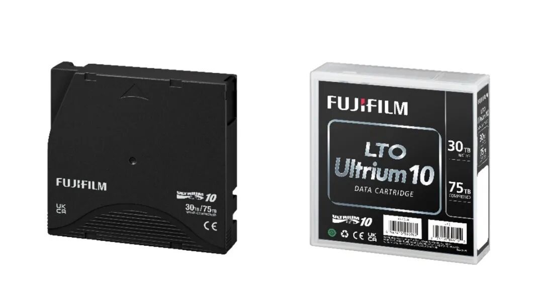 富士胶片带来新款LTO Ultrium 10系列磁带:最高可存储100TB压缩数据