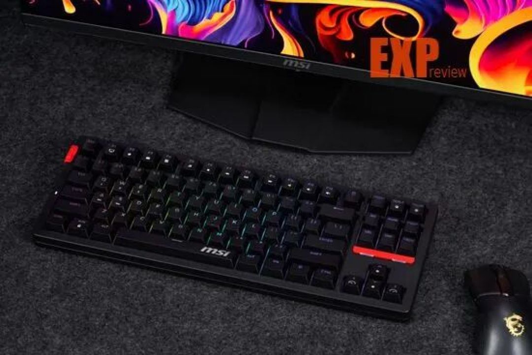 微星FORGE GK300 W机械键盘体验朴实低调的亲民游戏外设