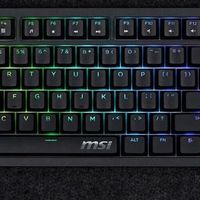 微星FORGE GK300 W机械键盘体验朴实低调的亲民游戏外设