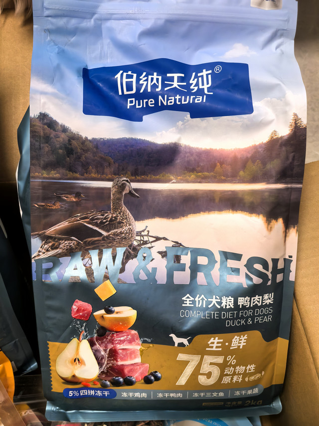 挑食小狗续命粮！伯纳天纯鸭肉梨狗粮绝了🐶