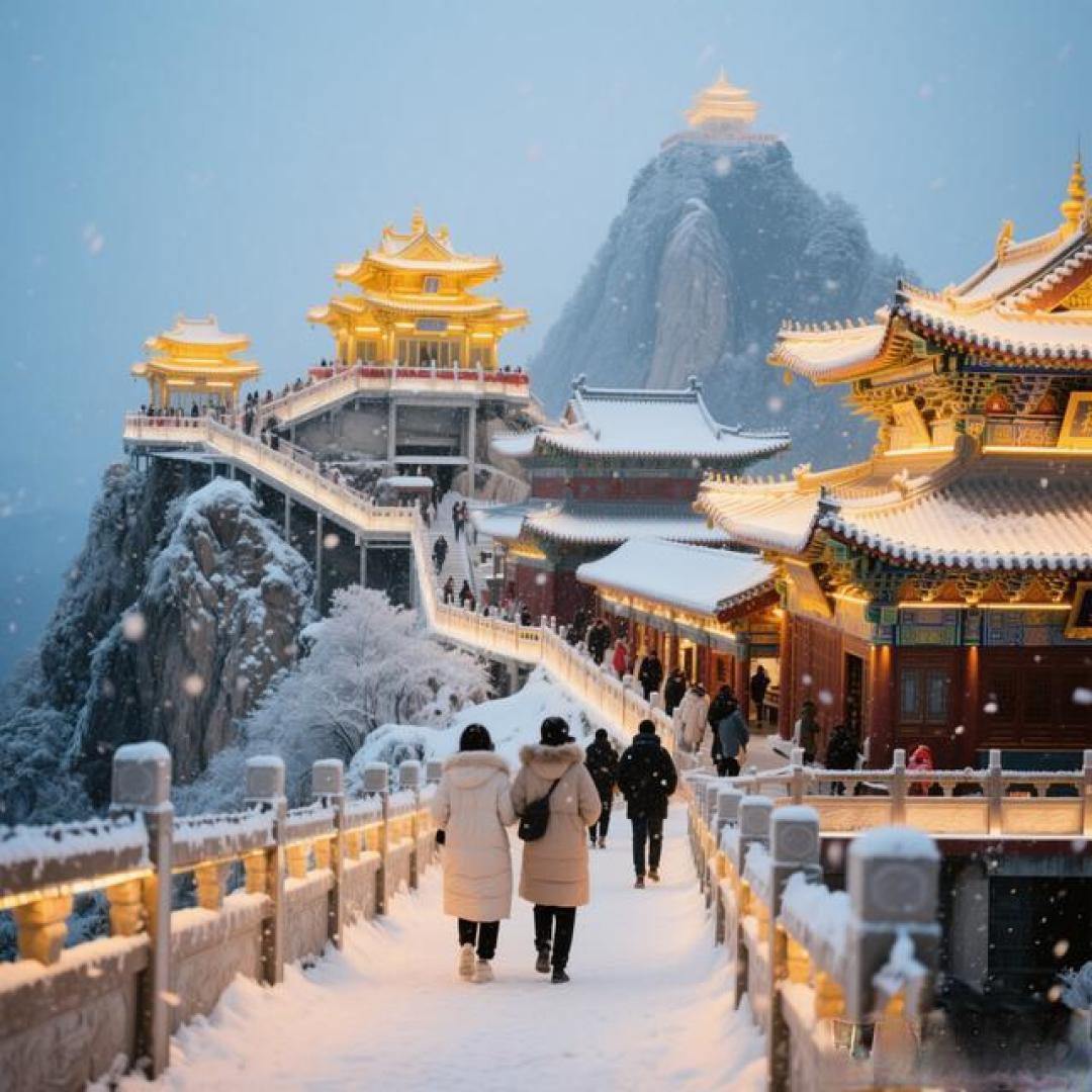 老君山雪季封神指南:金顶冰灯晨昏幻境,十里画屏踏雪觅仙踪