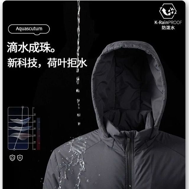 【爽十一预热】柜千级！轻量级！锁温科技三防面料！户外 可脱卸连帽棉衣！