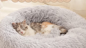 这款猫窝太香了！我家猫咪直接睡成“小懒虫”