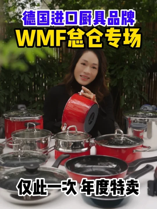 WMF福腾宝，德国进口奈彩米煎锅汤锅高压锅