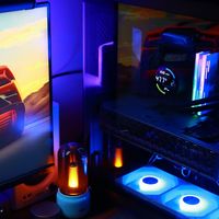 双曲面玻璃+铝合金材质，给我的电脑硬件打造不一样的海景房