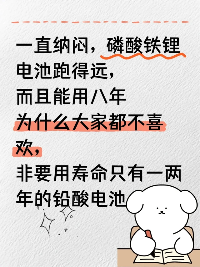磷酸铁锂电池那么好，为什么大家都不接受?