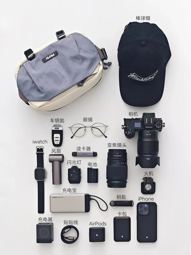 翻包EDC｜日常出行手持拍摄都背了什么📷