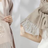 冬天的羊毛围巾～