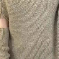 法式半高领斗篷针织衫设计