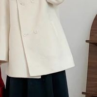 双十一刘些宁同款香影大衣