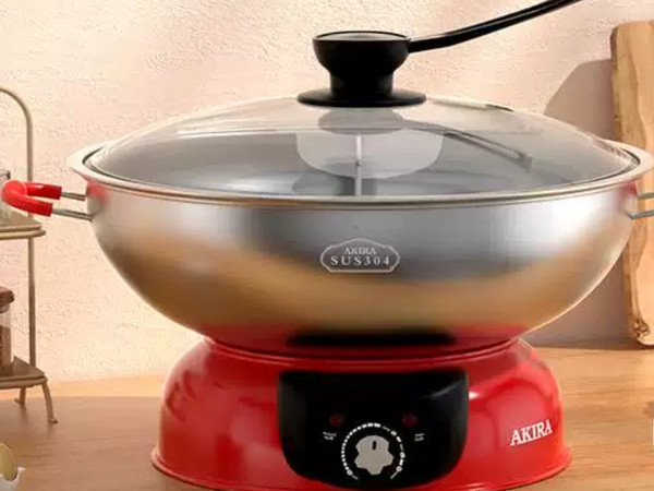 爱家乐不锈钢鸳鸯电火锅：家用聚餐神器