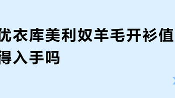 优衣库美利奴羊毛开衫值得入手吗？1200+用户真实评价大PK