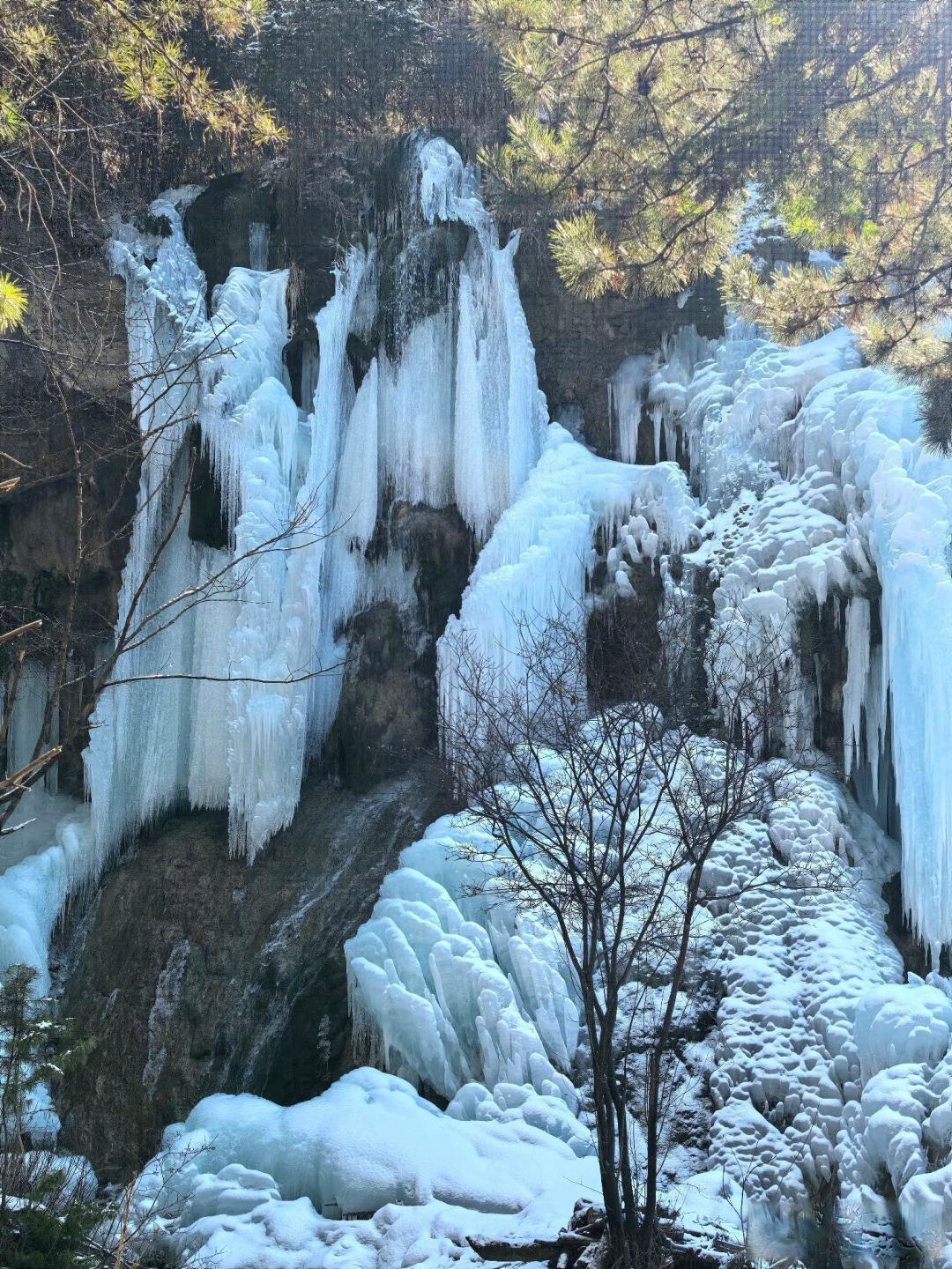 冬日九寨沟冰雪奇观：人间瑶池落凡尘