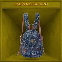 谁懂啊！LaurenceChico这只深蓝牛仔包直接戳中我心巴✨