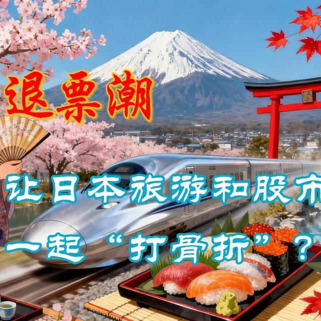 一波退票潮，如何让日本旅游和股市一起“打骨折”？