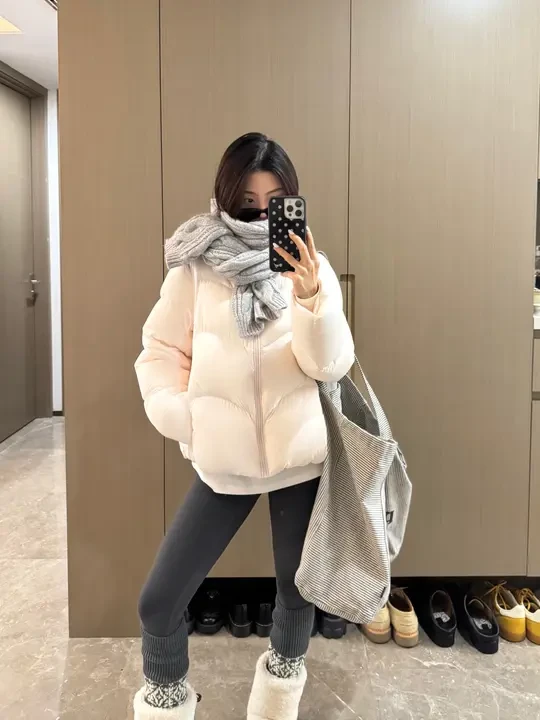 降温羽绒服的保暖look*2🧣