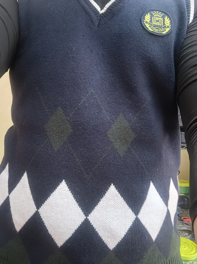 几块钱的校服，我也是穿上了哈