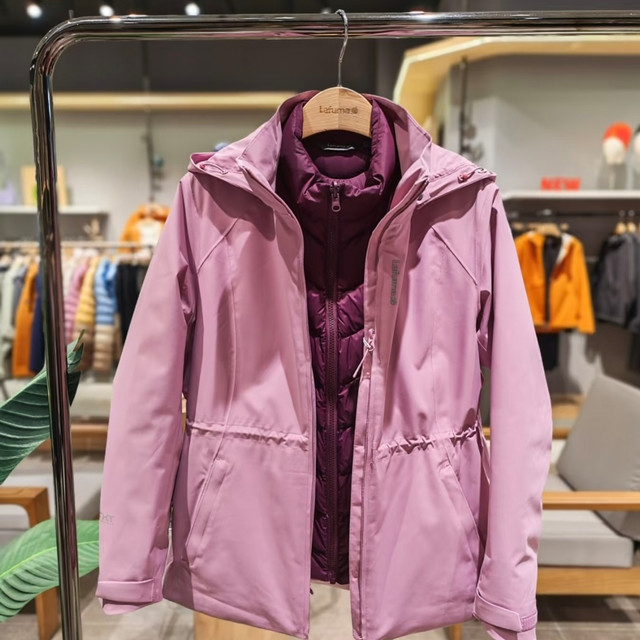 冬季运动本命款！法国Lafuma乐飞叶三合一羽绒服
