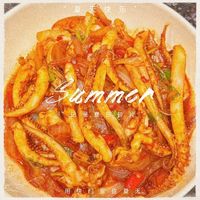 家常下饭菜天花板！鱿鱼须这么炒巨入味