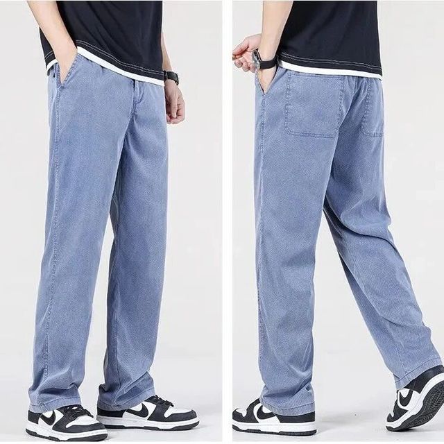 男士请进！这条「莱赛尔天丝」牛仔裤封神了，穿上就不想脱下，牛仔的版型，运动裤的舒适！