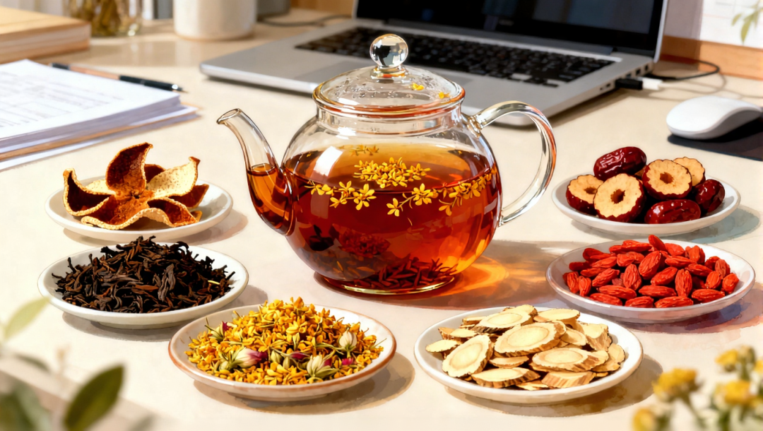 奶茶不保暖,绿茶太“寒”?原来秋冬最该喝的,是这几种“养身又治愈”的茶!