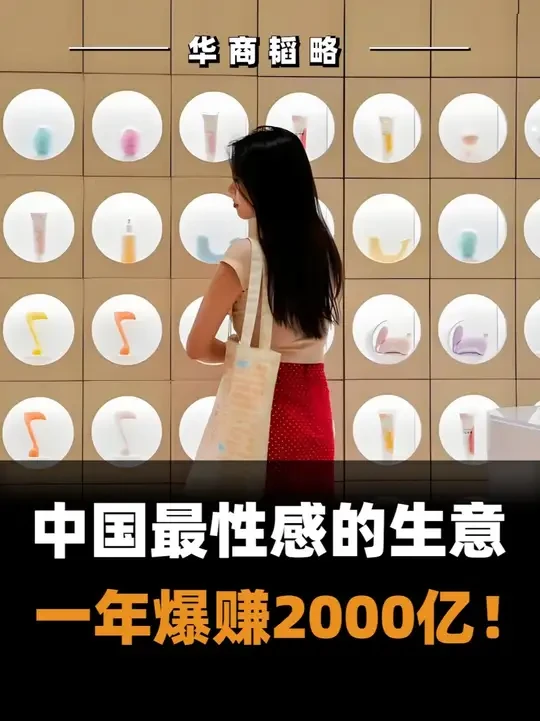 谈性色变的中国人，靠情趣用品一年爆赚2000亿!#情趣用品 #店铺 #生意 
#2025掘金计划  #看懂中国#燃起来了大国重器