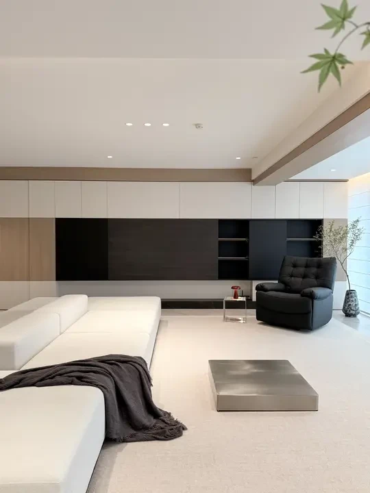 260㎡极简大平层，这把单椅是我的专属治愈角
