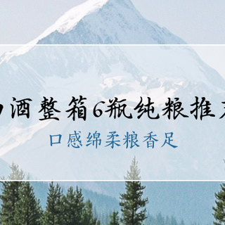 2025白酒整箱6瓶纯粮推荐：高口碑品牌固态慢酿，口感绵柔粮香足