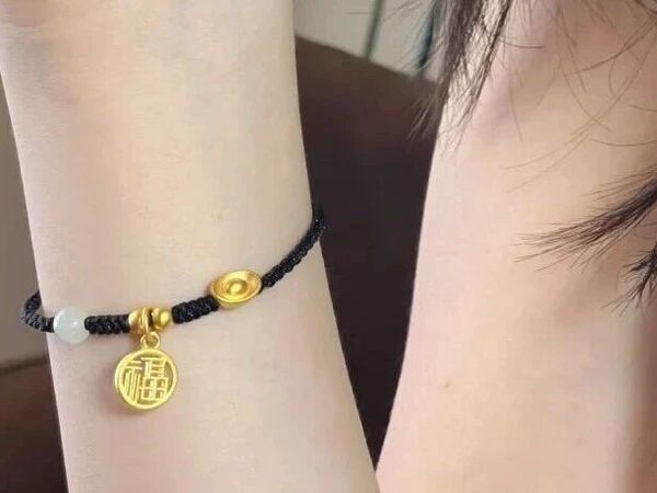 谁说这黄金土了！这黄金福牌多好看！