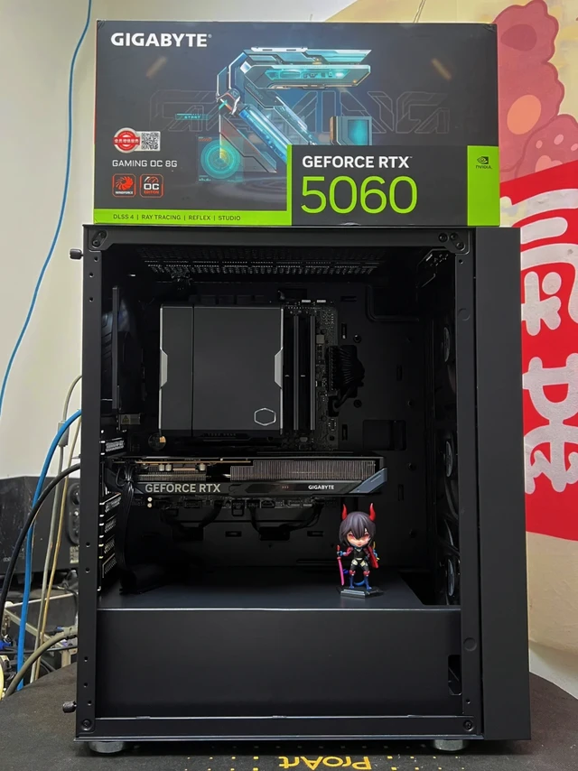 9600X➕5060八千预算🌈朱雀AIR无光不侧透