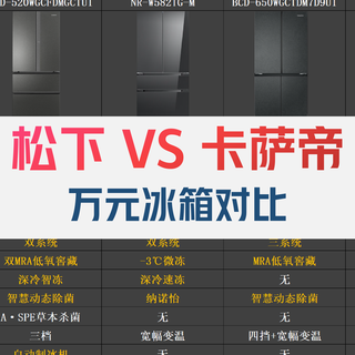 万元冰箱怎么选？卡萨帝PK松下！