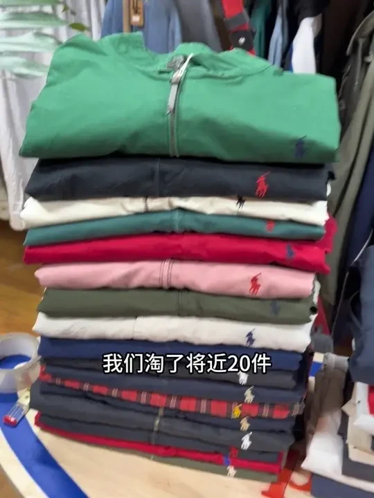 开箱介绍来咯！看看我在泰国花了6w块淘了将近500斤的Vintage都有什么吧！#古着vintage #复古 #ootd穿搭 #拉夫劳伦 #将古着进行到底