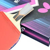 双十一购蝴蝶8星级球拍，球场进攻如虎添翼