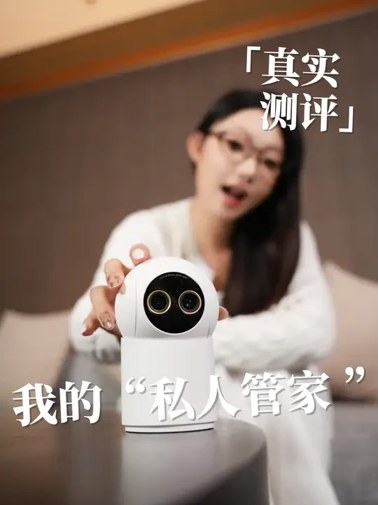 这么卷？摄像头比个ok就能打电话？#家用监控  #家用监控#小米智能摄像机4变焦版