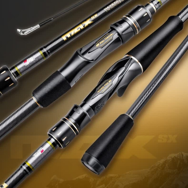 阿布MAXSX 1.98米竿配FUJI导环，精准操控钓趣十足