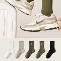 秋冬男士抗菌长袜！10A 纯棉中筒袜，运动上学都好穿✅