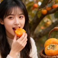 一口惊艳！这颗“嘎嘣脆”的脆柿，让我重新爱上了秋冬天！