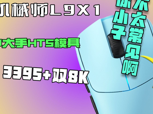 【鼠鼠我啊】不太常见的类HTS模具中大手鼠标——机械师L9X1