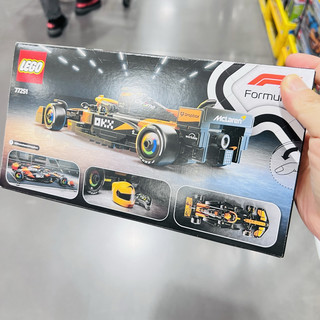 乐高迈凯伦 F1 车队MCL38赛车，把 “地表最快赛场” 缩进口袋