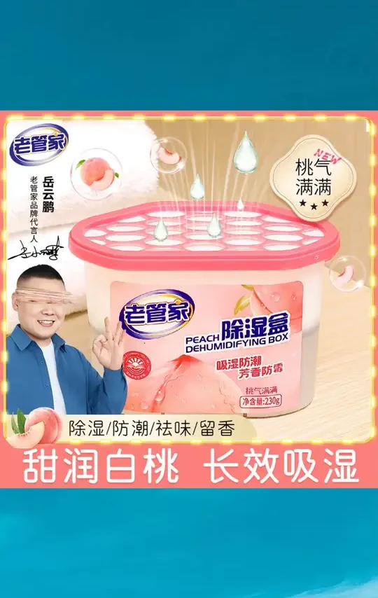 【回南天除湿防潮神器】老管家桃气满满除湿盒除湿干燥剂吸湿防潮 #老管家除湿盒 #回南天防潮神器 #桃气满满除湿剂 #吸湿干燥剂 #家用除湿盒