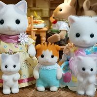 森贝儿家族枫叶猫站宝到手晒