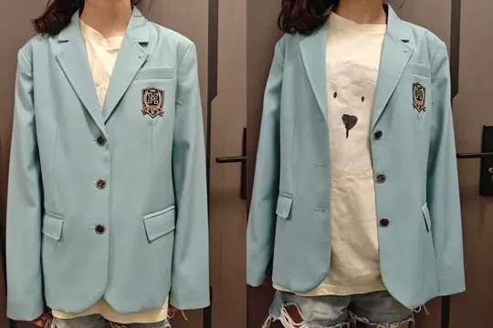薄荷绿西服五选一