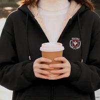 班尼路2025新品加绒保暖开衫卫衣