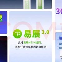 满血WiFi6+易展Mesh覆盖120㎡