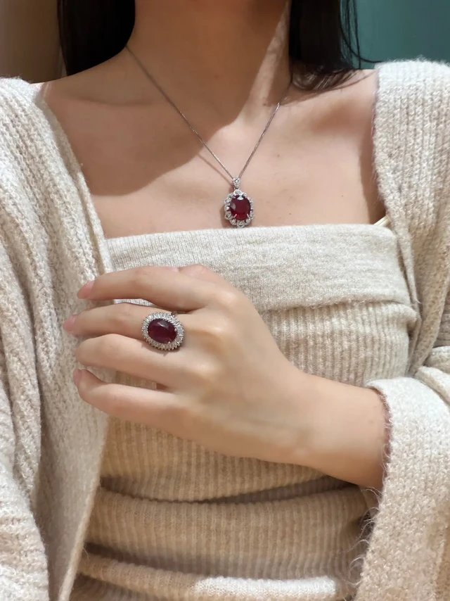 15克拉｜我的秋冬宝石套链❤️‍🔥chao显贵气