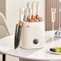 给厨房升级：OOU钛刀具六件套，切菜不费劲，清洁更省心