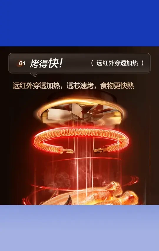 SUPOR/苏泊尔新款空气炸锅远红外穿透加热低脂家用透明5L多功能 #苏泊尔远红外炸锅 #透明5L容量 #穿透加热低脂 #家用多功能 #空气电炸锅