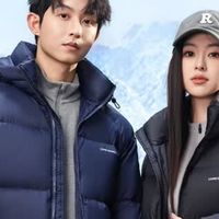 休闲版型好穿、保暖效果不错的羽绒服