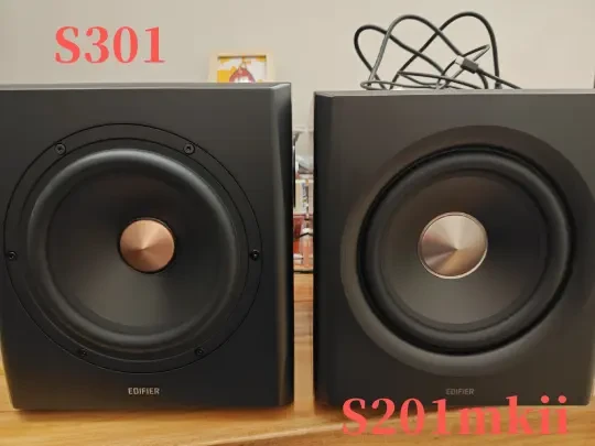 漫步者S301 与新品S201mkii对比